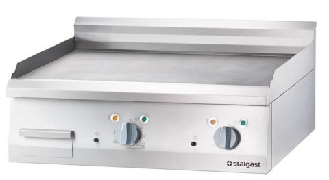 Płyta grill elektryczny gładki 800x700 Stalgast