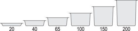 Pojemnik GN 1/4 Głębokość 6,5 cm Gastronomiczny Yato YG-00282