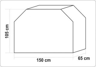 Pokrowiec Na Grill Ogrodowy 150x65x105 Yato YG-20051