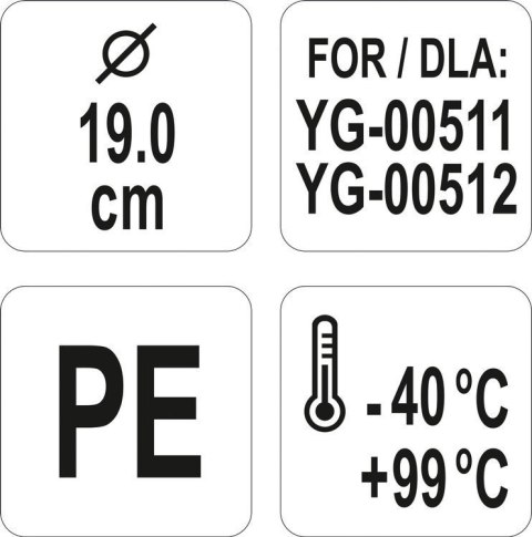 Pokrywka Do Pojemnika 19x1 Cm Yato Yg-00519