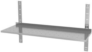 Półka Ze Stali Nierdzewnej Ociekowa Wisząca Jednopoziomowa 110x30 Polgast