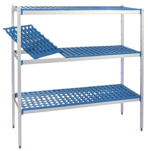 Regał do magazynu metalowy 3-półkowy 157x40x175 Alushelf 40109 Regał do magazynu metalowy 3-półkowy 157x40x175 Alushelf 40109