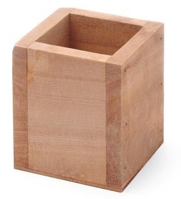 Drewniany pojemnik na sztućce 8x8 cm | Hendi Drewniany pojemnik na sztućce 8x8 cm | Hendi