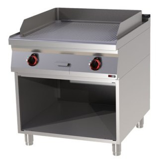 Płyta Grillowa Elektryczna 71 Cm Gładka/Ryflowana Chrom Fthr-90/80e Redfox 00010669