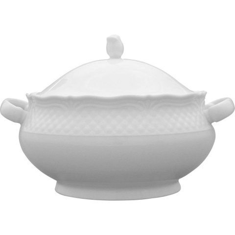 Waza do zupy biała porcelana Afrodyta 2,7L Stalgast 390023