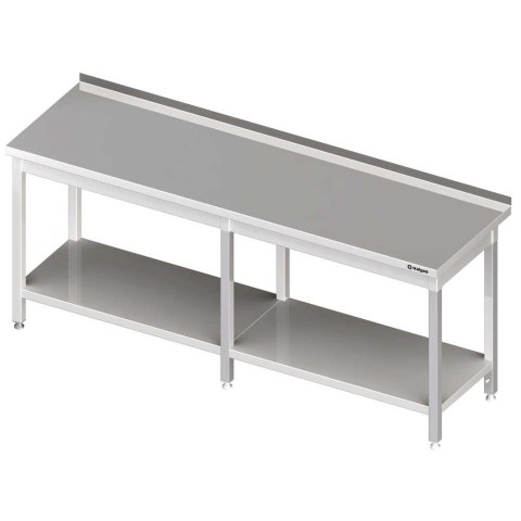 Stół Nierdzewny Przyścienny Z Półką 2300x600 Stalgast Stół Nierdzewny Przyścienny Z Półką 2300x600 Stalgast