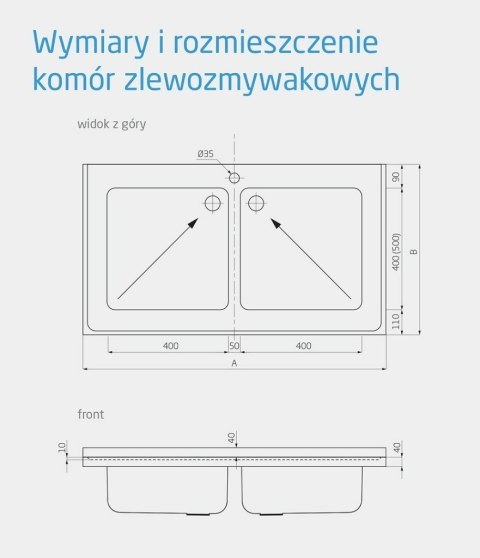 Stół Nierdzewny Gastronomiczny Z 2 Zlewami 130x60x85 Polgast 221136