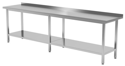Stół Nierdzewny Gastronomiczny Z Półką 240x60x85 Polgast 103246-6 Stół Nierdzewny Gastronomiczny Z Półką 240x60x85 Polgast 103246-6