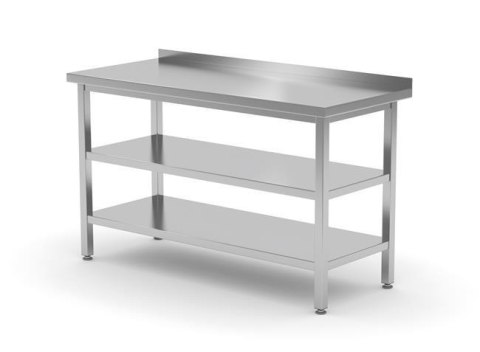 Stół roboczy 2-półki 120x70x85, skręcany | Hendi Stół roboczy 2-półki 120x70x85, skręcany | Hendi