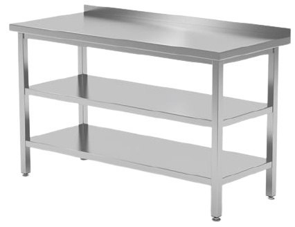 Stół roboczy 2-półki 140x70 | Hendi Stół roboczy 2-półki 140x70 | Hendi