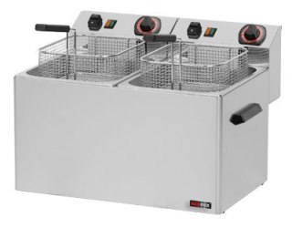 Frytownica 2x8L gastronomiczna wyd. 14 kg/h | Redfox FE - 77