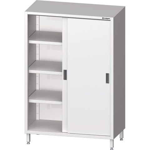 Szafa Ze Stali Nierdzewnej Magazynowa Drzwi Suwane 80x60x180 Stalgast Szafa Ze Stali Nierdzewnej Magazynowa Drzwi Suwane 80x60x180 Stalgast