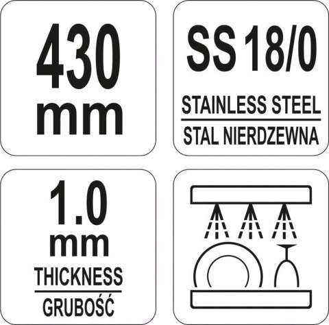 Szpatuła Cukiernicza Wąska 310/440 mm Yato YG-02411