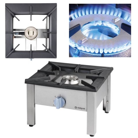 Taboret trzon gazowy 9 kW gaz butlowy Stalgast 773003