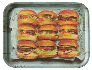 Taca kelnerska 43x33 BURGERY | Hendi 508008