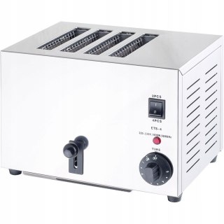 Toster do kanapek 1800W 4 miejsca | Stalgast 779040