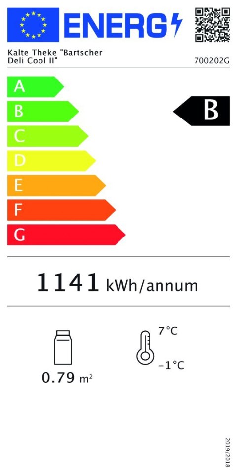 Witryna Chłodnicza 3-Poziomowa Deli Cool Ii Bartscher 700202g