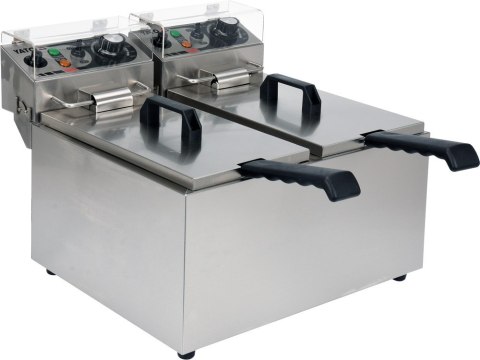 Profesjonalna Frytownica Elektryczna Gastronomiczna 2x5l 4 kW 230V Yato YG-04621