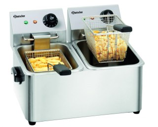 Frytownica Elektryczna Bartscher A162412e Snack Ii 2x4l 4000w - Mocna