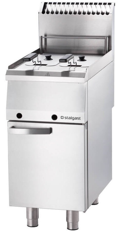 Wolnostojąca frytownica gazowa na szafce Stalgast