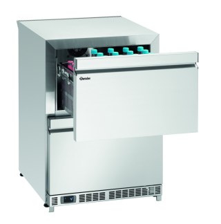 Chłodziarka Barowa 600x645x850 2 Szuflady 0-10 °C 1095kWh/Rok Bartscher 110159