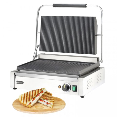 Szeroki Grill Kontaktowy Elektryczny Panini Xl 2700W 545 Mm Hendi 263624