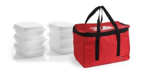 Torba Dla Dostawcy Na Obiady Lunchbox Uniwersalna Czerwona Hendi 709849