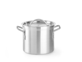 Garnek wysoki aluminiowy Profi Line z pokrywką 27,5 l; śr. 335 x 330 h | HENDI