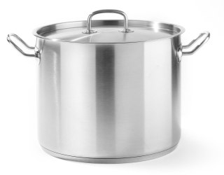 Garnek ze stali nierdzewnej z pokrywką 13,5L Kitchen Line | Hendi 837405