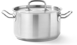 Garnek ze stali nierdzewnej z pokrywką 3,5L Kitchen Line | Hendi 836200