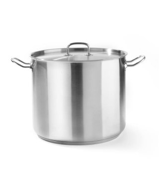 Garnek ze stali nierdzewnej z pokrywką 50L Ø40 cm Kitchen Line | Hendi 837627