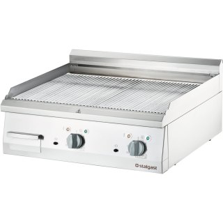 Grill elektryczny chromowany ryflowany | Stalgast 9737200