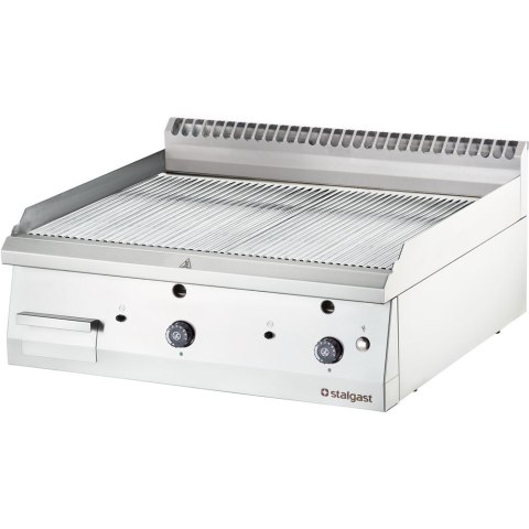 Grill gazowy chromowany ryflowany G20 | Stalgast 9737210