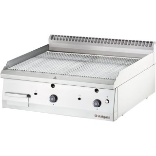 Grill gazowy chromowany ryflowany G30 | Stalgast 9737230