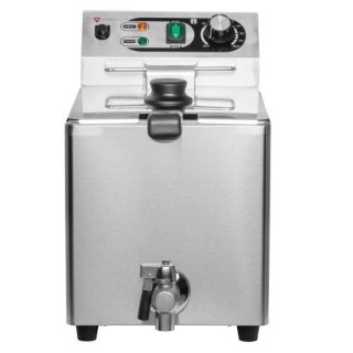 Frytownica elektryczna z kranem gastronomiczna 8L 3000W 230V RQF8LV