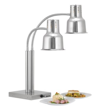 Lampa Grzewcza Na Podczerwień Gastronomiczna 230V 0,5 kW Kolor Srebrny