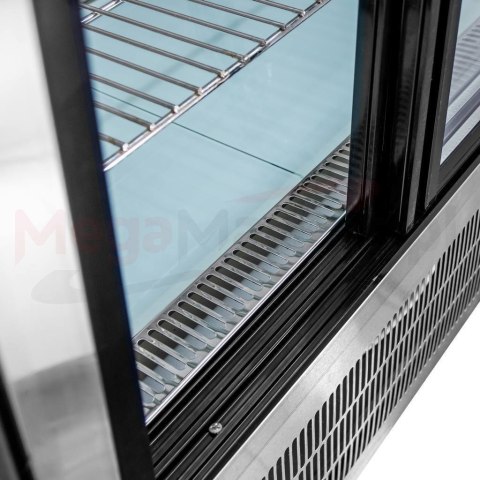 Witryna Chłodnicza Nastawna Do Kawiarni Baru Clara Mini S120 Inox 120x53x73