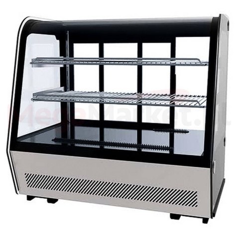 Witryna Chłodnicza Nastawna Do Kawiarni Clara Mini S66 Inox 66x53x73