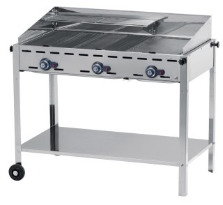 Grill gazowy Green Fire 3-palnikowy Hendi 149591