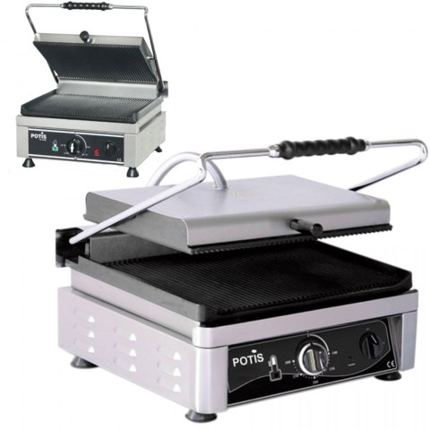 Profesjonalny Grill Kontaktowy Elektryczny Potis Pk 2745 - 3000w 45x27 Cm