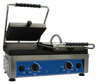 Grill Kontaktowy Podwójny 520x230 płyta gładka | Amitek 6040020