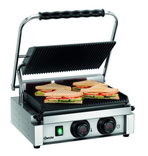 Grill Kontaktowy Ryflowany Cyfrowy Z Timerem Bartscher A150974