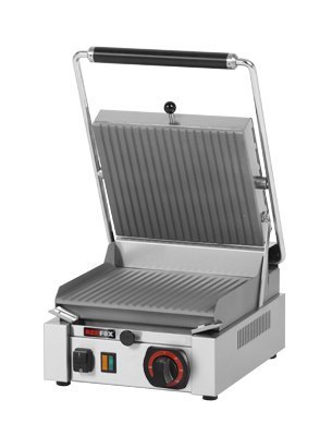 Grill Kontatkowy Pojedynczy Ryflowany Redfox 00000343