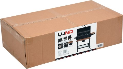 Grill ogrodowy z pokrywą ruszt 71 cm | LUND