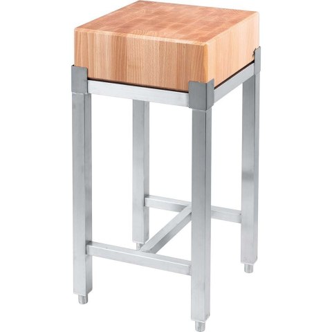 Kloc masarski drewniany z podstawą 40x50x80 | Stalgast 684411 Kloc masarski drewniany z podstawą 40x50x80 | Stalgast 684411