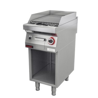 Lawa Grill 400 Mm 7kW Na Podstawie Szafkowej Otwartej Kromet 700.Ogl-400.S