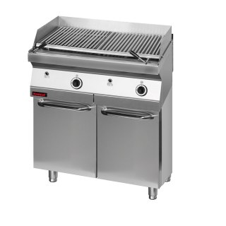 Lawa Grill 800 Mm 14kW Na Podstawie Szafkowej Kromet 700.Ogl-800.S.D