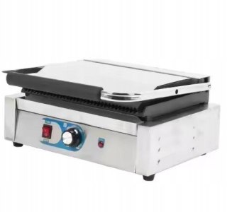 Grill Kontaktowy Płyta Ryflowana 420x300x190mm 2300W MLP811E