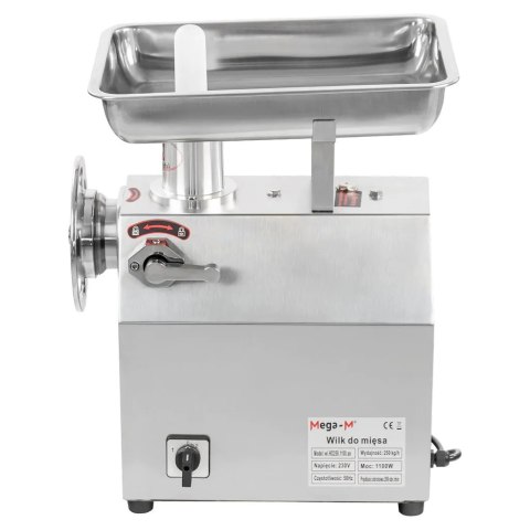 Maszynka Wilk do Mielenia Mięsa 250kg/h 1100W MTP004413