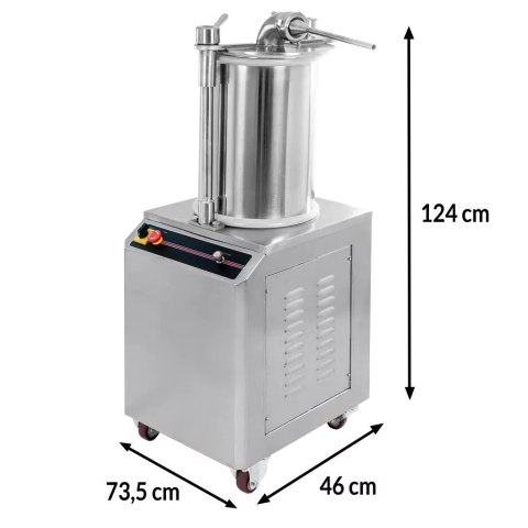 Nadziewarka do Kiełbas Hydrauliczna 35L 600 Kg/H Moc 1100W MTP004722